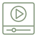 Icône de lecteur vidéo